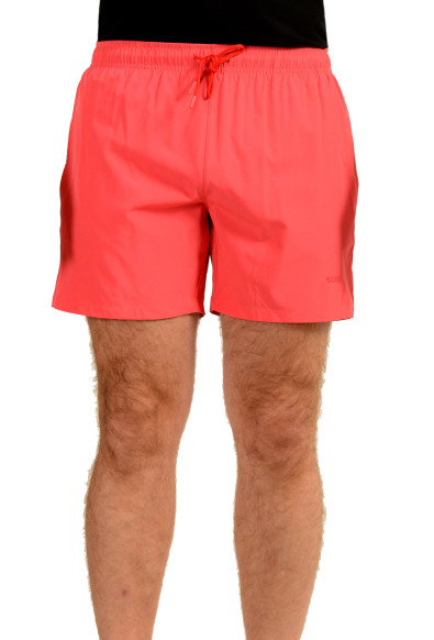 Hugo Boss Men's "Tio" Bright Pink Swim Board Shorts