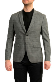 Hugo Boss Men's "Reymond/Wenten" Extra Slim Fit Plaid Wool Blazer