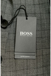 Hugo Boss Men's "Reymond/Wenten" Extra Slim Fit Plaid Wool Blazer: Picture 5