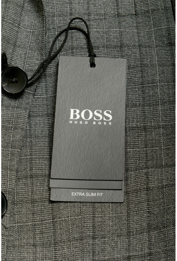 Hugo Boss Men's "Reymond/Wenten" Extra Slim Fit Plaid Wool Blazer: Picture 5