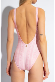 Versace Women's Dusty Rose Barocco One Piece Swimsuit: Picture 2