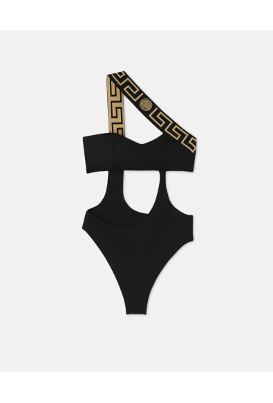 Versace Women's Black One Piece Swimsuit