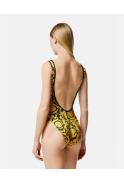 Versace Women's Black & Gold Barocco One Piece Swimsuit: Picture 2