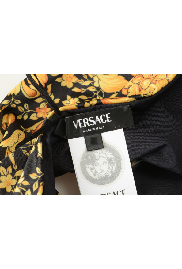 Versace Women's Black & Gold Barocco One Piece Swimsuit: Picture 4