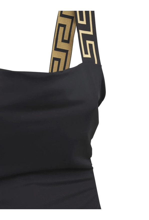 Versace Women's Greca Border One Piece Black Swimsuit : Picture 6