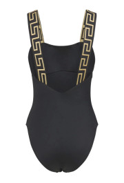 Versace Women's Greca Border One Piece Black Swimsuit : Picture 7