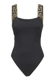 Versace Women's Greca Border One Piece Black Swimsuit : Picture 4