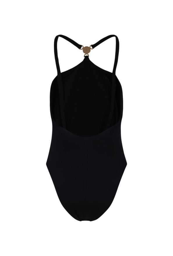 Versace Women's Medusa Head One Piece Black Swimsuit : Picture 4