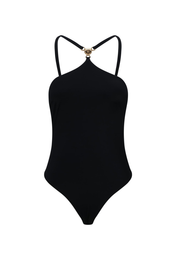 Versace Women's Medusa Head One Piece Black Swimsuit : Picture 7