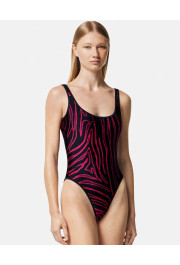 Versace Women's Logo Reversible One Piece Swimsuit : Picture 3