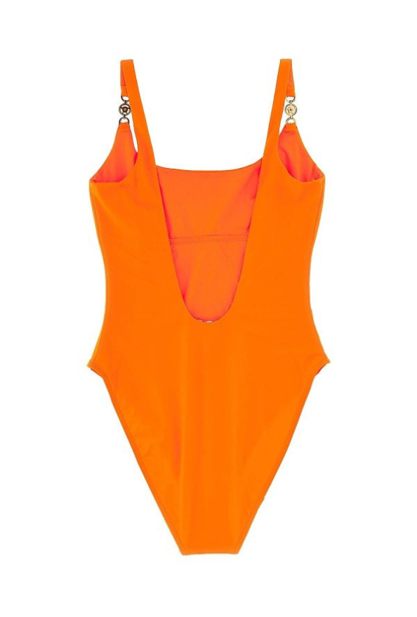 Versace Women's Medusa Head One Piece Orange Swimsuit : Picture 2