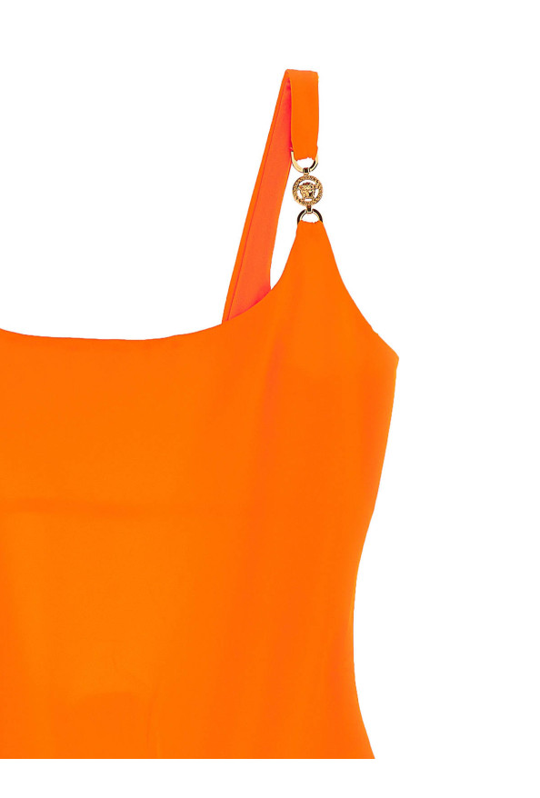 Versace Women's Medusa Head One Piece Orange Swimsuit : Picture 5
