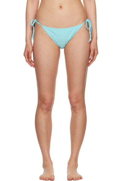 Versace X Dua Lipa Women's Logo Print Swim Brief Bikini