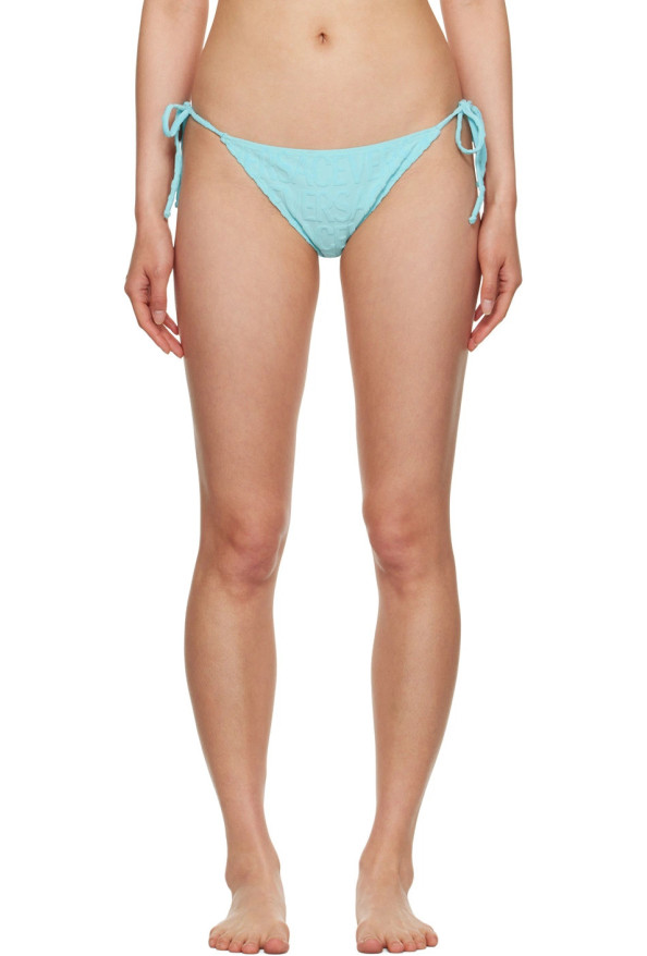Versace X Dua Lipa Women's Logo Print Swim Brief Bikini