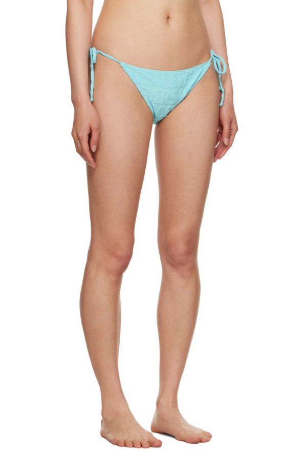 Versace X Dua Lipa Women's Logo Print Swim Brief Bikini: Picture 2