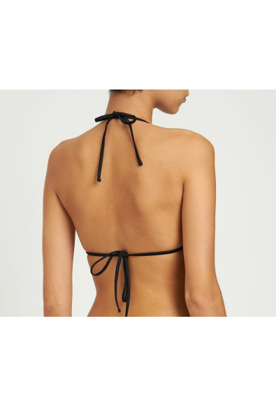 Versace Women's Gold & Black Barocco Print Swimsuit Top : Picture 2