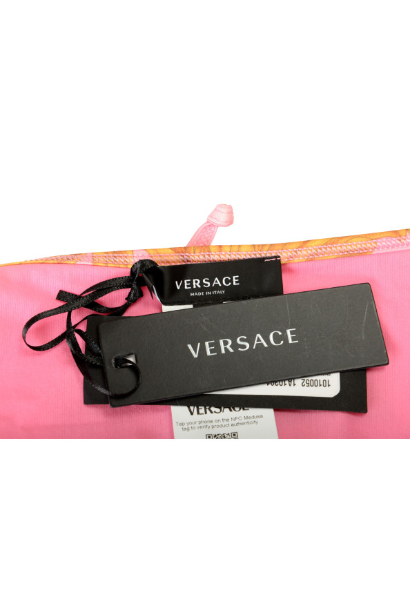 Versace Women's Gold & Pink Barocco Swim Brief Bikini: Picture 5