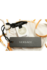 Versace Women's Gold & White Barocco Print Swimsuit Top: Picture 5