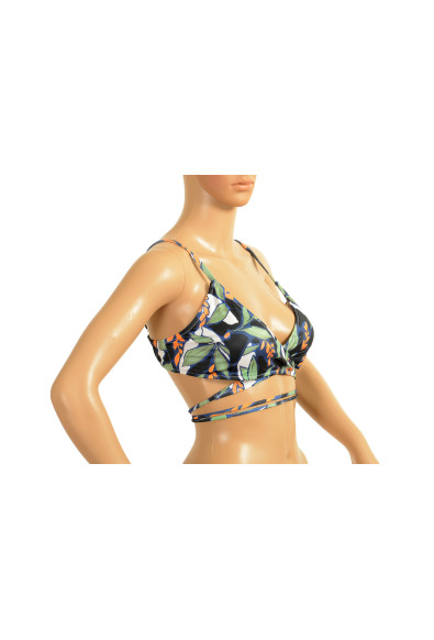 Hugo Boss Women's "Bralette Blooms" Floral Wrap Around Swimsuit Top: Picture 2