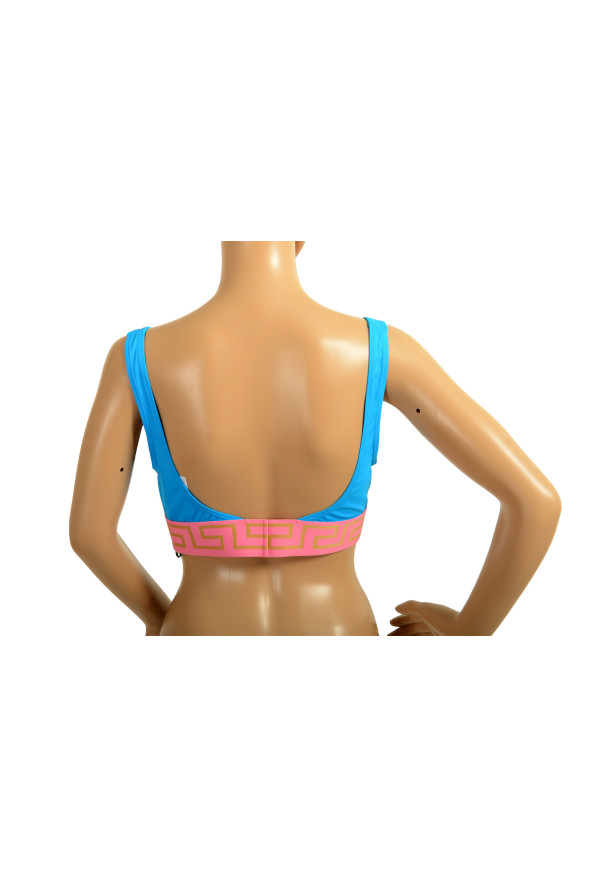 Versace Women's "Greca Border" Two Tone Swimsuit Top: Picture 3