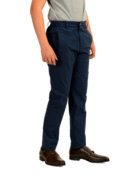 Incotex Slowear Men's Regular Fit "Pattern 16" Blue Casual Pants: Picture 2