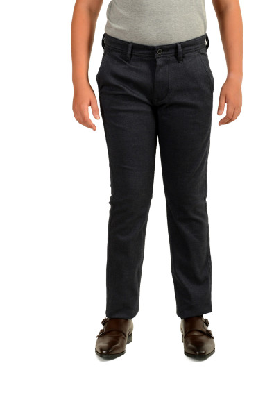 Hugo Boss Men's "Chino-Slim" Blue Flat Front Casual Pants