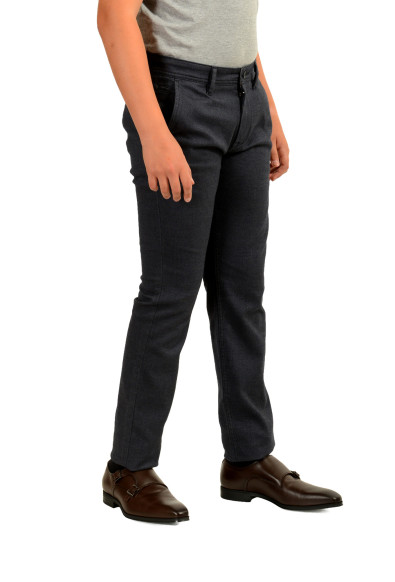 Hugo Boss Men's "Chino-Slim" Blue Flat Front Casual Pants: Picture 2