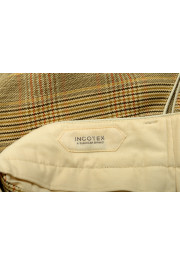Incotex Slowear Men's Slim Fit "Pattern 36" Linen Plaid Casual Pants: Picture 4