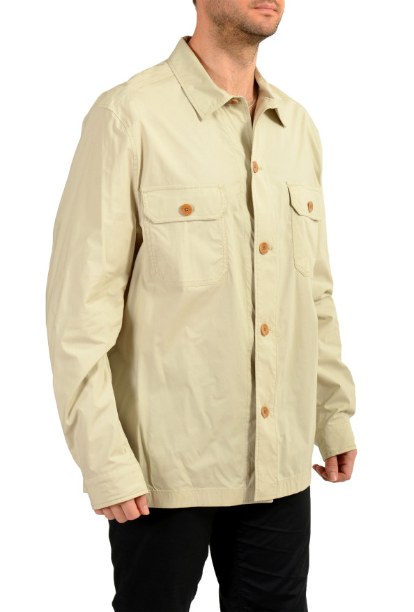 Hugo Boss "C-Carper-OS-232F" Relaxed Fit Beige Windbreaker Jacket : Picture 2