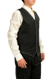 Dolce & Gabbana Men's Silk Wool Striped Three Piece Suit: Picture 9