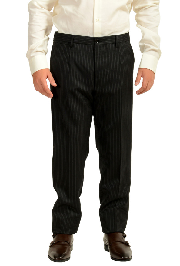 Dolce & Gabbana Men's Silk Wool Striped Three Piece Suit: Picture 11