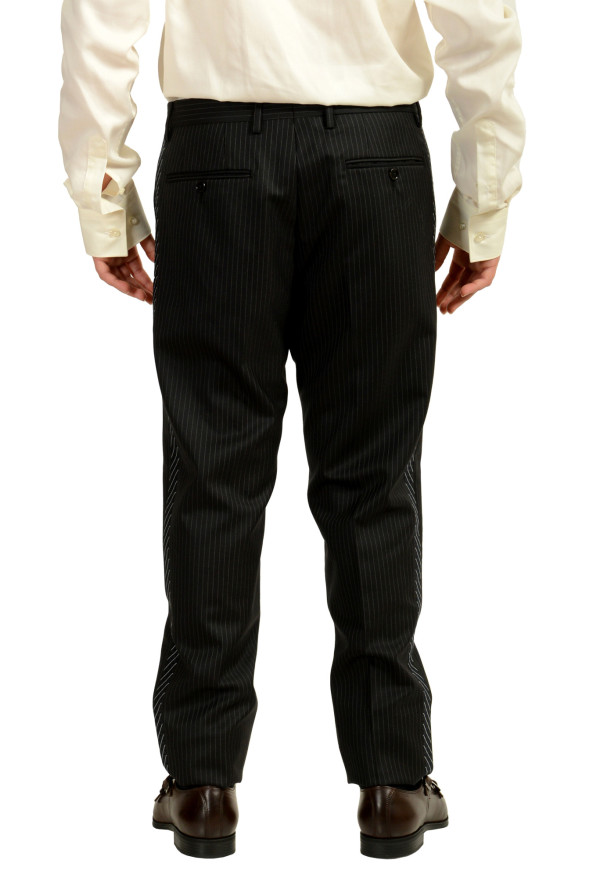 Dolce & Gabbana Men's Silk Wool Striped Three Piece Suit: Picture 13