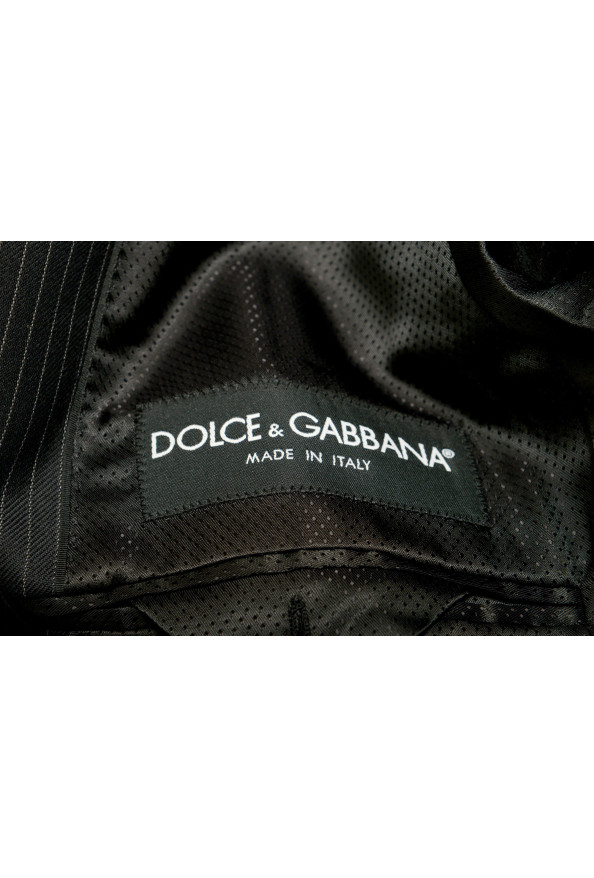 Dolce & Gabbana Men's Silk Wool Striped Three Piece Suit: Picture 14