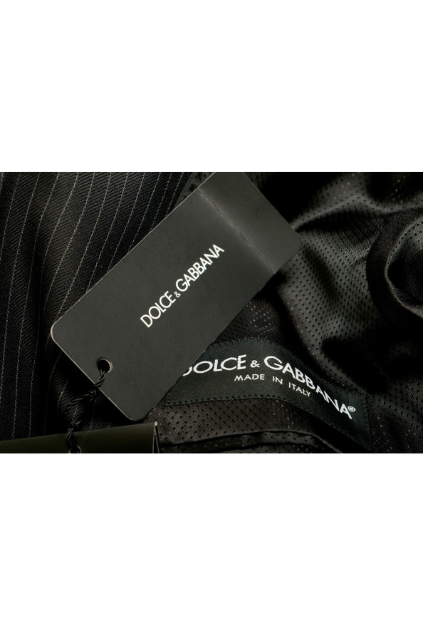 Dolce & Gabbana Men's Silk Wool Striped Three Piece Suit: Picture 15