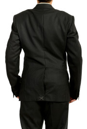 Dolce & Gabbana Men's Silk Wool Striped Three Piece Suit: Picture 6