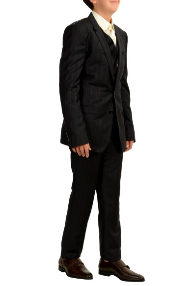 Dolce & Gabbana Men's "Gold" 100% Wool Striped Three Piece Suit: Picture 2