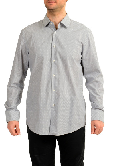 Hugo Boss Men's "Jesse" Striped Slim Fit Long Sleeve Dress Shirt