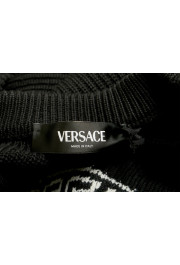 Versace Men's 100% Wool Knitted Crewneck Medusa Pullover Sweater: Picture 5