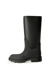 Burberry Men's "Marsh High" Black Rubber Rain Boots Shoes: Picture 2