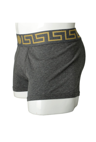 Versace Men's Gold Greeca Border Low Rise Trunk Underwear : Picture 2