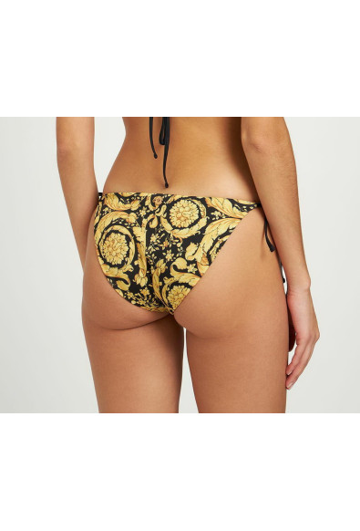 Versace Women's Gold & Black Barocco Swim Brief Bikini : Picture 2