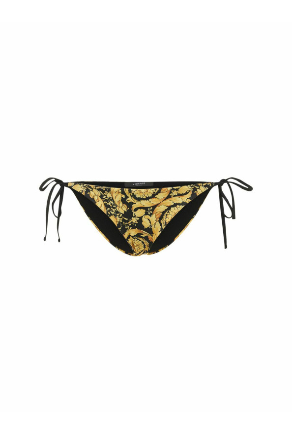 Versace Women's Gold & Black Barocco Swim Brief Bikini : Picture 4