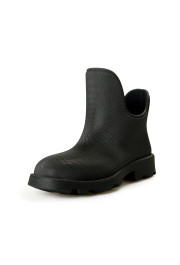 Burberry Men's "Marsh Low" Black Rubber Rain Boots Shoes