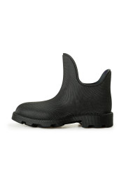 Burberry Men's "Marsh Low" Black Rubber Rain Boots Shoes: Picture 2