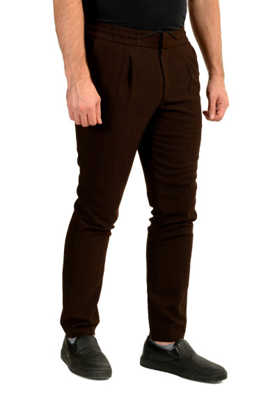 Hugo Boss Men's "Getlin251F3" Slim Fit Wool Dark Brown Pants: Picture 2