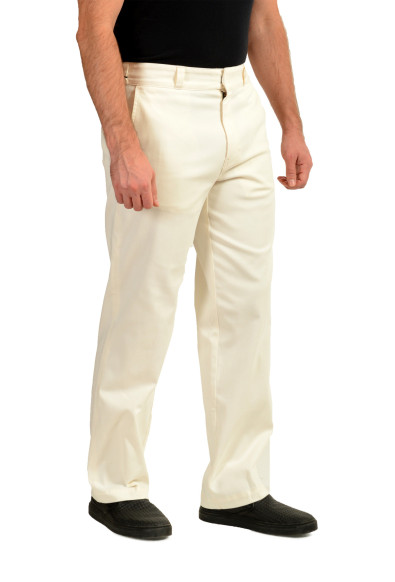 Hugo Boss Men's "Dino242" Ivory Denim Flat Front Pants: Picture 2
