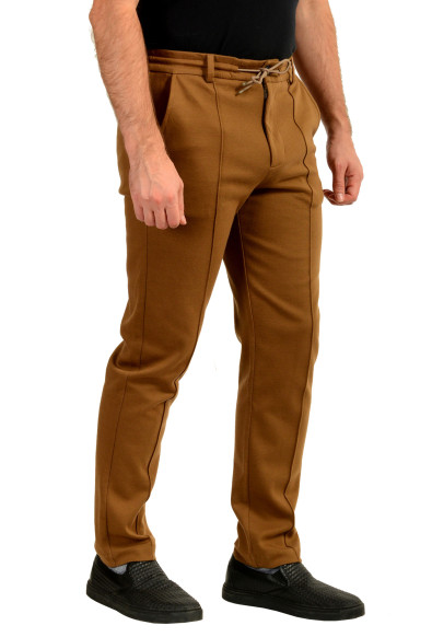 Hugo Boss Men's "L-Schiller 107" Brown Cashmere Casual Pants: Picture 2
