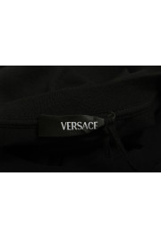 Versace Men's Black & Silver Medusa Logo Print Short Sleeve T-Shirt: Picture 5