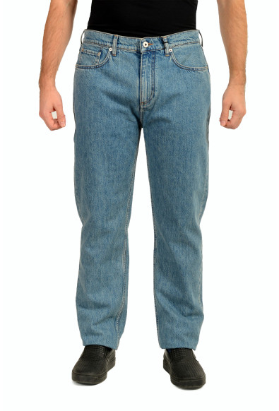 Burberry Men's "Haringate" Mid Blue Straight Leg Jeans