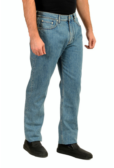 Burberry Men's "Haringate" Mid Blue Straight Leg Jeans: Picture 2